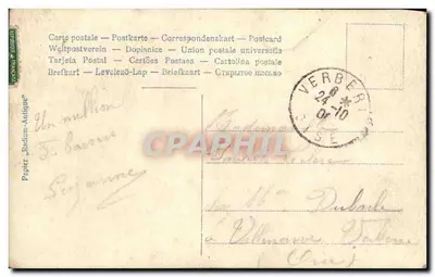Dziewczyna w czerwonym stroju — szczegół — wydawca nieznany — Rewers