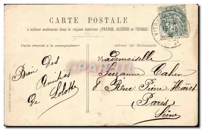 Meisje die een glas drinkt — interieurdecoratie — LAGRIFTE, 14, rue Lannoye, Parijs — Achterkant