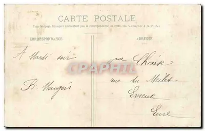 Versailles - As Grandes Águas — Coleção das Galerias Modernas — Verso