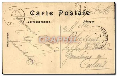 Parijs — De Poort Saint-Denis — anoniem uitgever — Achterkant