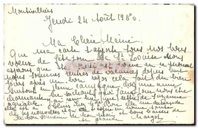 Wiosenny krajobraz z owcami — wydawca JUB, n° 38 — Rewers