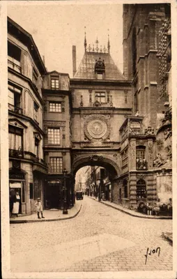Rouen — A grande relógia (1389) — A arco (1511) — As Edições de Arte Vigni - Paris