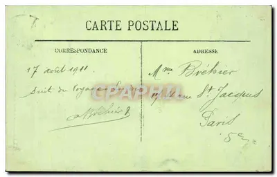 Rouen — A Grande Relógio — LL. — Verso