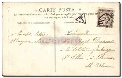 Rouen — Pałac Sądu, Chrystus w Sali Sądowej — C.V. 292 — Rewers