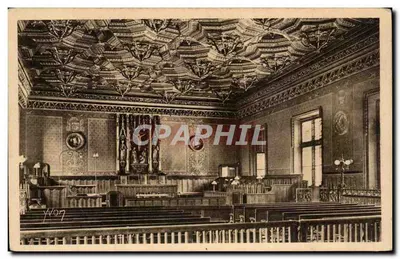 Sala das Sessões do Palácio de Justiça em Rouen — Sala do Parlamento hoje Tribunal de Assises — Edições d'Art YVON, Rouen