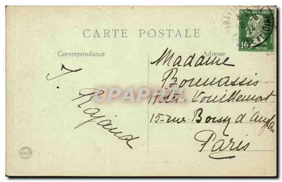 Paray-le-Monial — Basiliek, De Ingangspoort — B.F., Parijs, n°44 — Achterkant