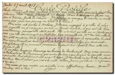 Paris — A Bolsa — LL. — N° 919 — Verso
