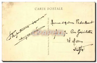 Parc Monceau — Widok kolumnad i basenu — Harmignies, n°166 — Rewers