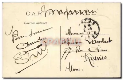 Sacro-Cora de Montmartre — Lembrança do Sacro-Cora de Montmartre — E. V. 700 — Verso