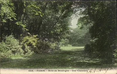 Paris - Bois de Boulogne - Uma Clariana — A. Fudorly, n°488