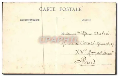 Paris - Bois de Boulogne - Uma Clariana — A. Fudorly, n°488 — Verso