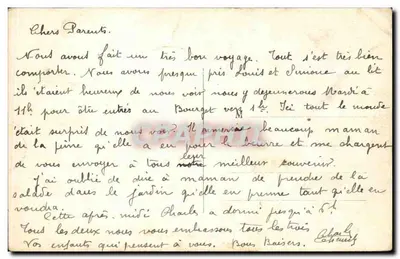 Nevers — Le Palais Ducal vu de la Cathédrale — Collection Roubé, n°25 — Rewers