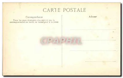 Zamek Chenonceaux — Wielka Galeria — Wydawca E.D. (B.D.) — Rewers