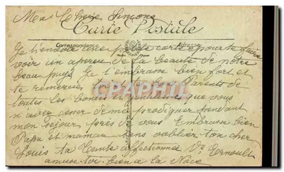 Versailles — A Orangerie — O Castelo — LL. — N° 93 — Verso