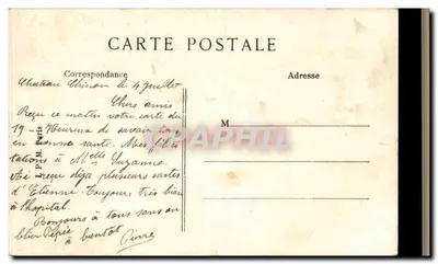 Castelo-Chinon — Vale do Yonne — Editor: Montagne & Cie — Verso