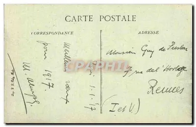 Paris — A Bolsa — Editor desconhecido, n° 4071 — Verso