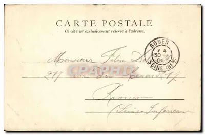 Das Kreuzweg — Paris Montmartre — unbekannter Verlag, n° 3 — Rückseite