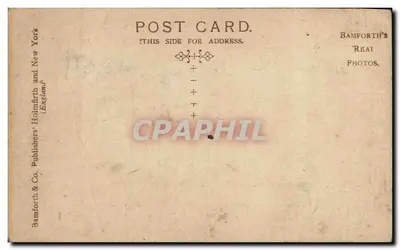 Rock of Ages (2) — religious scene with poetic text — Bamforth & Co. — Back