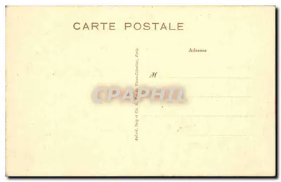 Ołtarz główny — kaplica klasztoru Siostry Miłosierdzia w Nevers — wydawca Audird, 6, rue des Vieux-Columbiérs, Paryż — Rewers