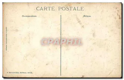 Casino de Monte Carlo — scène de forêt avec musicienne et danseuses — L. Hodebert, N.D. Phot. — Verso