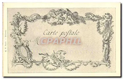 Postać mody — Watteau, rytowany przez Thomassina juniora — Szlachetne dzieła sztuki z XVIII wieku, N° 171 — Rewers