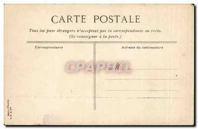 Nice — Statua Karola Alberta — wydana przez AQUA-PRUTO L.V. & Cie — Rewers