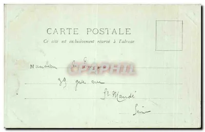 Dieppe — Das Casino und das Schloss — LL. n°46 — Rückseite