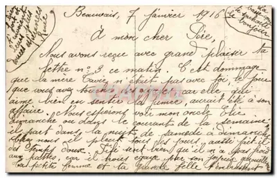 Casal — Boa Ano — editor anônimo, n° 663 — Verso