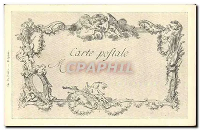 Pani de Pompadour przy muzyce — Szlachetne dzieła sztuki z XVIII wieku — 19. seria N° 217 — Rewers