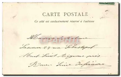 Tours — Katedra. Widok wewnętrzny — G.L.C. nr 30 — Rewers