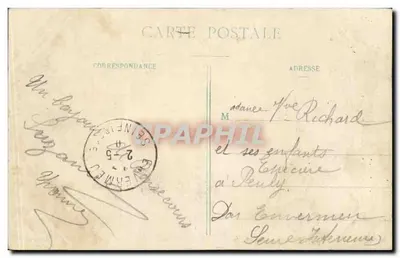 BONSECOURS - El Calvario y la Iglesia — C.V. - 750. - Alrededores de Rouen — Reverso