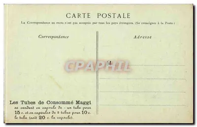 Place de l'Opéra — Spółka MAGGI — wydawca Maggi — Rewers