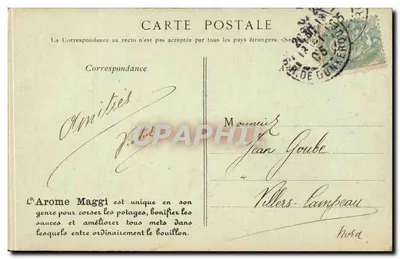 Paryż — Nowa Gara de Lyon — Fortier & Marotte, Paryż — Rewers