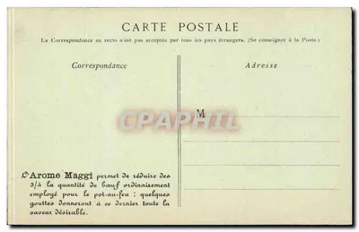 Paris — Fontaine de l'Observatoire — Maggi — Verso