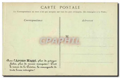 Paris 7 — Palácio do Luxembourg — Fortier & Marotte, Paris — Verso