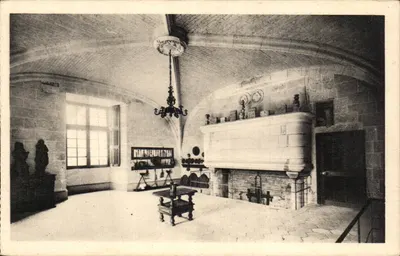 Castelo de Azay-le-Rideau — A Cozinha — Serv. Comercial Monuments Historiques, Paris