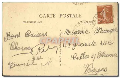 Ruiny zamku książąt Salm — w Pierre-Percée (Meurthe-et-Moselle) — Edit. C. Anjory, Celles-sur-Plaine — Rewers