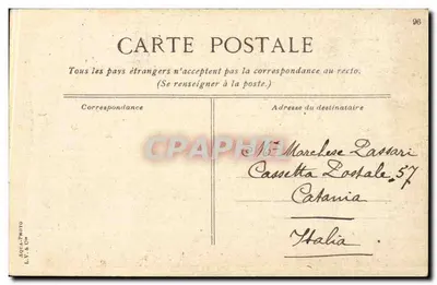 Rotonda Parku Monceau — Paryż — wydawca L.V. & Cie, nr 96 — Rewers