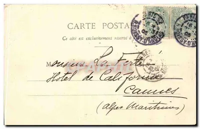 Paryż - Jardin des Tuileries i Rue de Rivoli — wydawca nieznany, nr seryjny 280 — Rewers