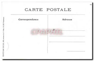 REPRODUCCIÓN Tarjeta postal antigua París Exposición universal de 1900 Los parques del Trocadéro y del campo de marzo — Reverso