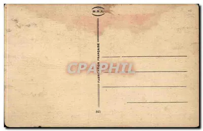 Casal em traje dos anos 1920 — estilo Art Déco — M.G.A. n°845 — Verso