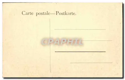 Kościół wioski — widok wioski z kościołem i stada — Daniel Sherrin, Pinxt, seria 4007, G.M.B. — Rewers