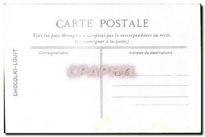 Versailles - Carro do sacrário de Carlos X - Editada para o CHOCOLAT-LOUIT — Verso