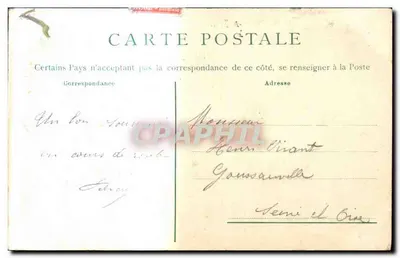 Rouen - Palácio de Justiça — V.M. editor, n° 49318 — Verso