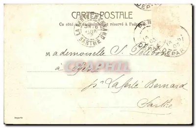 Paryż - Katedra Madeleine — wydawca anonimowy, nr 5004 — Rewers