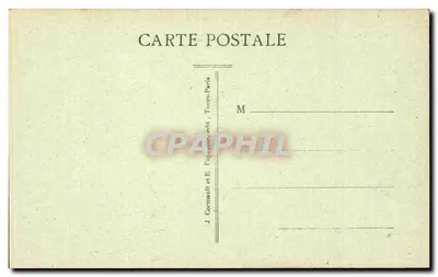 PARIS — Der Tuileries-Garten und das Pavillon de Rohan — A. P. n°109 — Rückseite