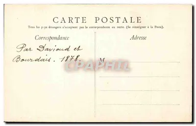 Paryż — Widok na Trocadéro — Wydawnictwo E.L., Paryż — Rewers