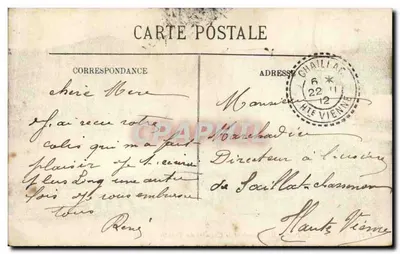 Paris — O Ponte da Concórdia e a Câmara dos Deputados — LL. — Verso