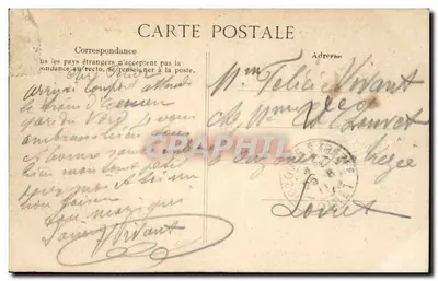 PARYŻ – Panorama, zbudowana z Notre-Dame — seria 4006, wydawca B.D. — Rewers