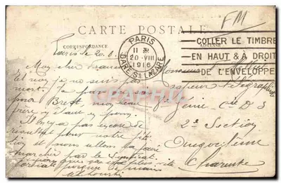 Paris — L'Hôtel de Ville — M. J. — n° 651 — Rewers